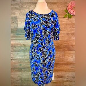 Worthington Blue Floral Dress